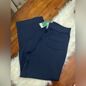 NWT Halara Day Stretch High Waisted Pocket Straight Leg Pants Petite L